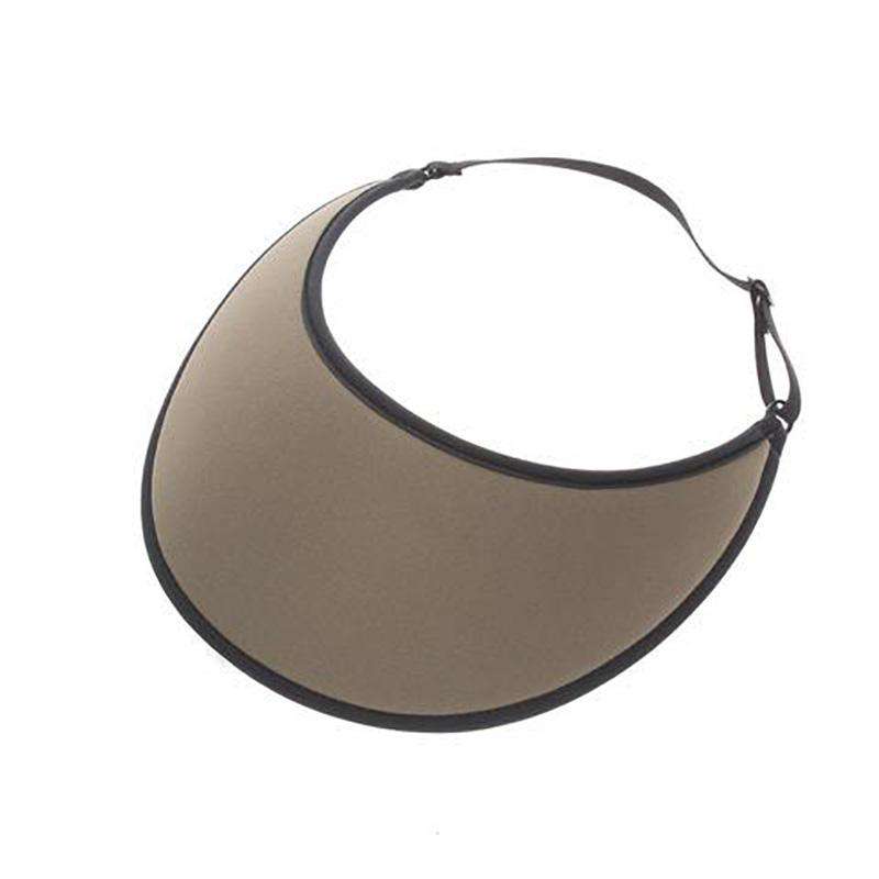 No Headache® Lite Adjustable Strap Sun Visors in Solid Colors Visor Cap No Headache SLTM-KHA Khaki  
