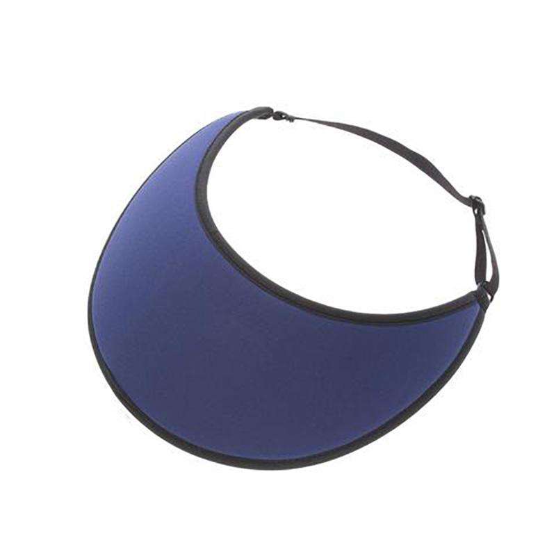 No Headache® Lite Adjustable Strap Sun Visors in Solid Colors Visor Cap No Headache SLTM-NAV Navy  