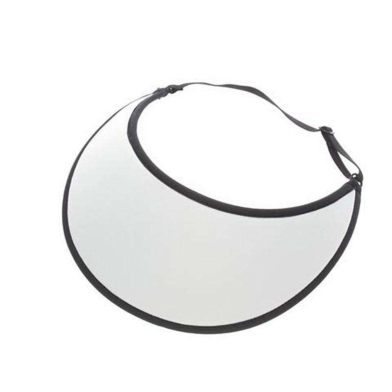 No Headache® Lite Adjustable Strap Sun Visors in Solid Colors Visor Cap No Headache SLTM-WHT White  
