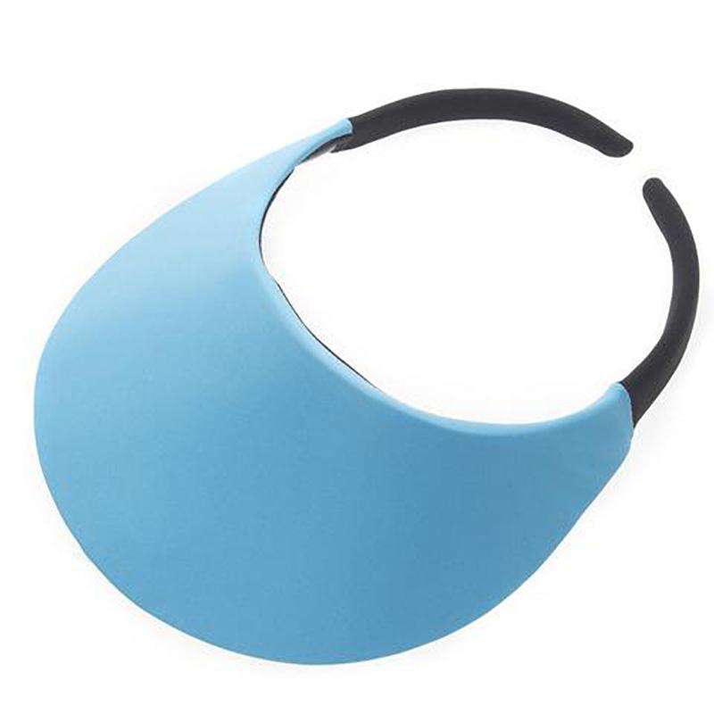No Headache® Round Clip On Sun Visor in Solid Colors Visor Cap No Headache NFCM-TUR Turquoise  
