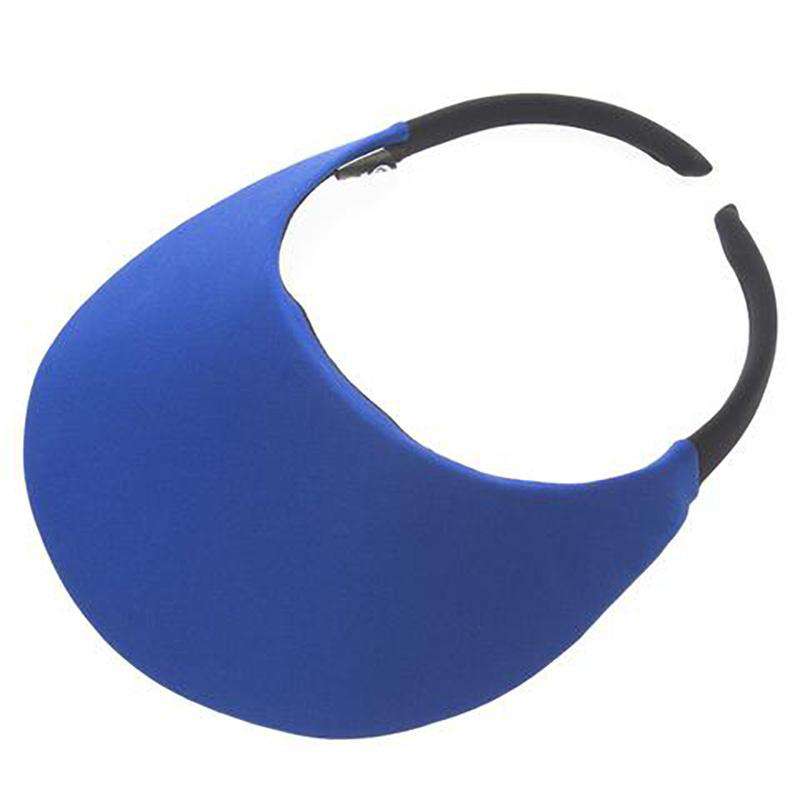 No Headache® Round Clip On Sun Visor in Solid Colors Visor Cap No Headache NFCM-RBL Royal Blue  