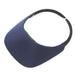 No Headache® Original Square Brim Clip On Sun Visor in Solid Colors Visor Cap No Headache NFC-NAV Navy  