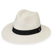 Palm Beach Unisex Safari Hat - Wallaroo Hats Safari Hat Wallaroo Hats plmbch-ivm Ivory M/L (59 cm) 