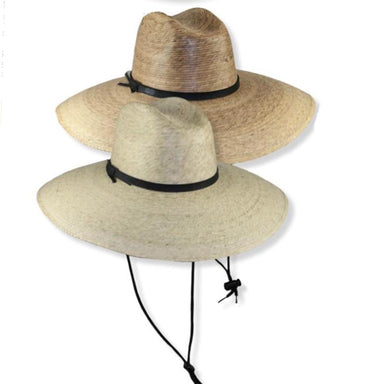 Cooling Sun Straw Solar Men's Palm Leaf Cowboy Hat w. Band Meduim :  : Clothing & Accessories