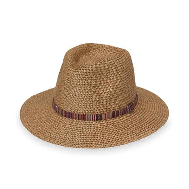 Petite Sedona Safari Hat with Aztec Band - Wallaroo Hats for Small Heads, Safari Hat - SetarTrading Hats 