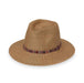 Petite Sedona Safari Hat with Aztec Band - Wallaroo Hats for Small Heads Safari Hat Wallaroo Hats PSED-ca Camel Small (56 cm) 