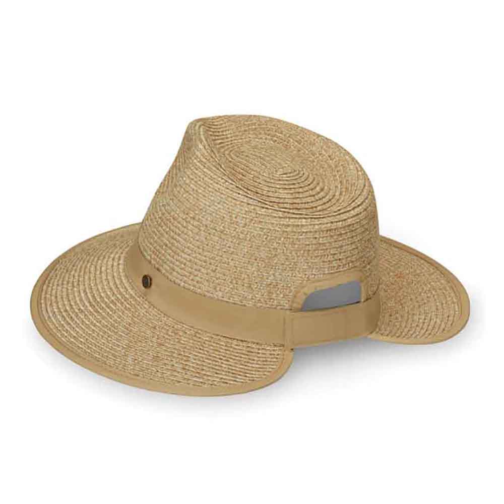 Petite Gabi Ponytail Hole Fedora for Small Heads - Wallaroo Hats Safari Hat Wallaroo Hats PGABI-BG Beige Small (55-56 cm) 