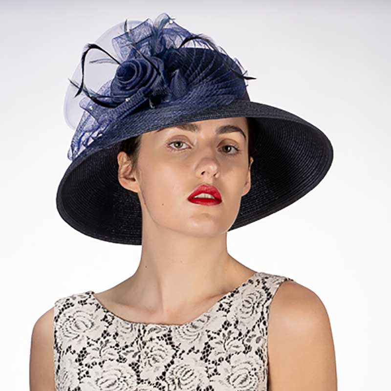 navy blue dress hat Mersea Women's Monaco Dress in Navy main image 1