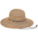 Polybraid Wide Brim Sun Hat with Chin Cord - Sun 'N' Sand Hats Wide Brim Sun Hat Sun N Sand Hats HH2156D Brown Medium (57 cm) 