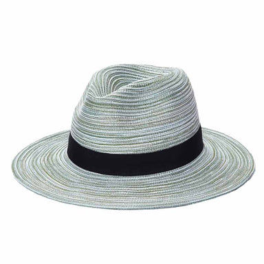 Polybraid Summer Panama Hat - Kallina Safari Hat California Hat Company cs2052gn Green Mix Medium (57 cm) 