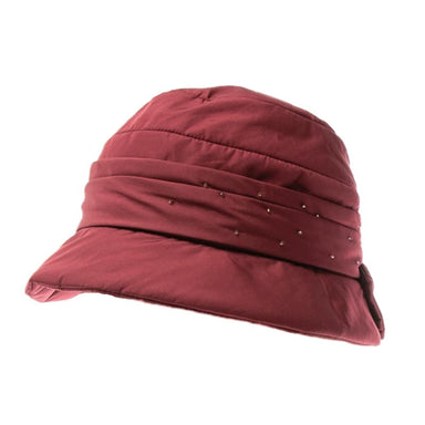 Reversible Polka Dot Rain Hat - Scala Collection Hats — SetarTrading Hats