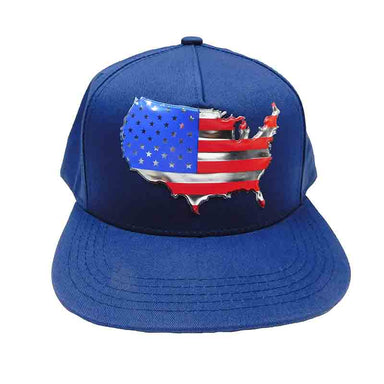 USA Flag Map Patch Snapback Caps, Cap - SetarTrading Hats 