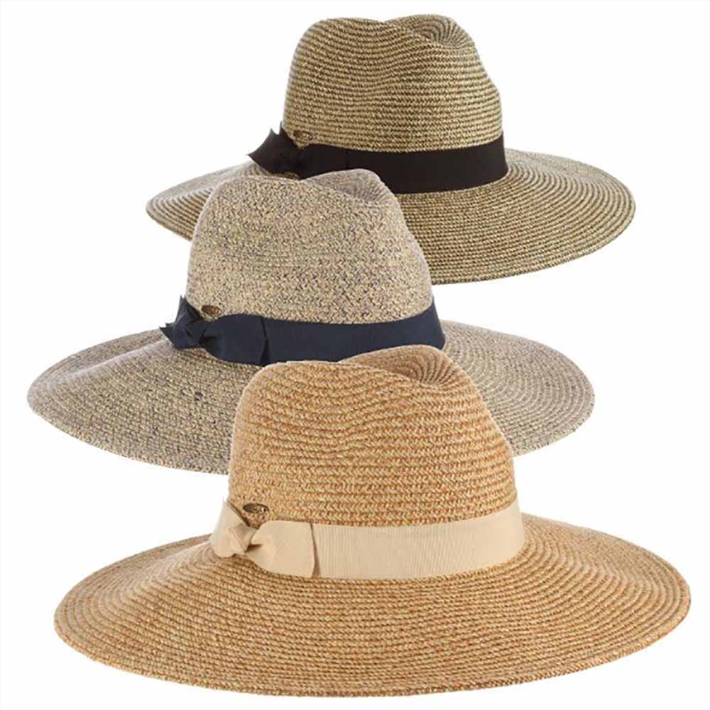 Rhossili Large Brim Heather Safari Hat - Scala Hats Safari Hat Scala Hats    