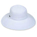 Ribbon Backless Facesaver Hat - Sun 'N' Sand Hats Facesaver Hat Sun N Sand Hats HH1286A White M/L (58 cm) 
