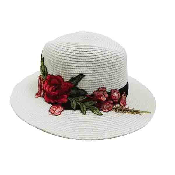 NEW Summer & Rose Fedora NEW Summer And Rose Straw Hat Fedora | eBay main image 3