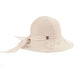 Sag Harbor Rough Cotton Shapeable Brim Cloche - Callanan Cloche Callanan Hats cr315wh White Medium (57 cm) 