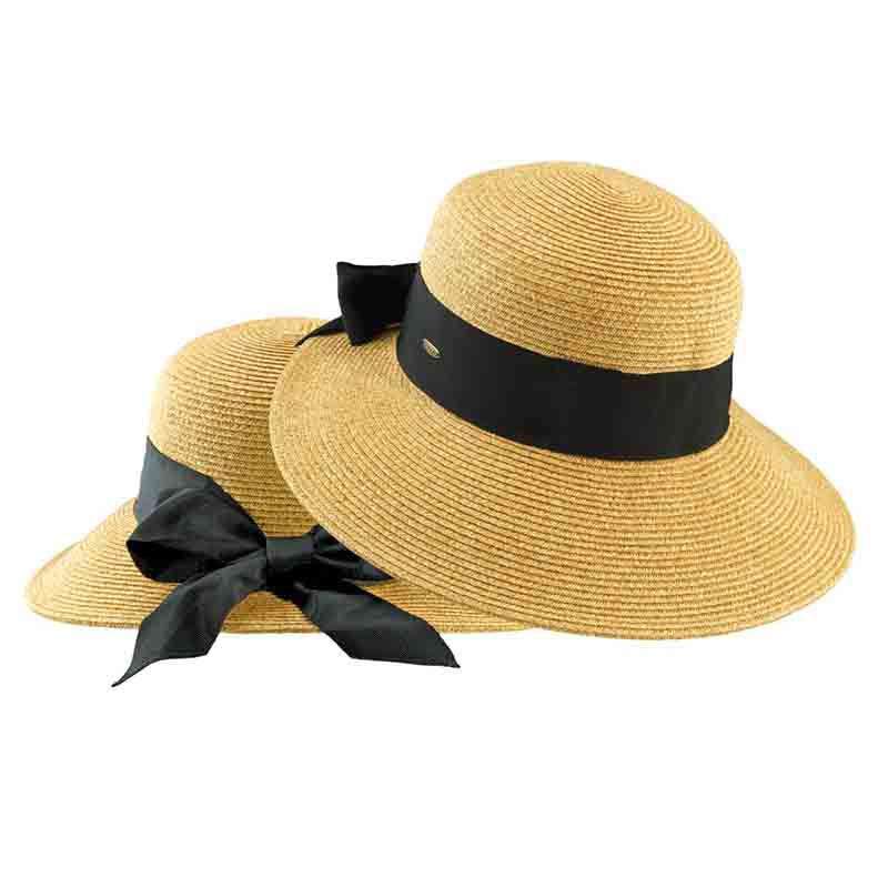 Dimensional Big Brim Sun Hat-Scala -Sun Protective Golf Hats for