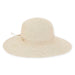 Metallic Shimmer Wide Brim Sun Hat - Sun 'N' Sand Hats Wide Brim Sun Hat Sun N Sand Hats HH2318B Gold Medium (57 cm) 