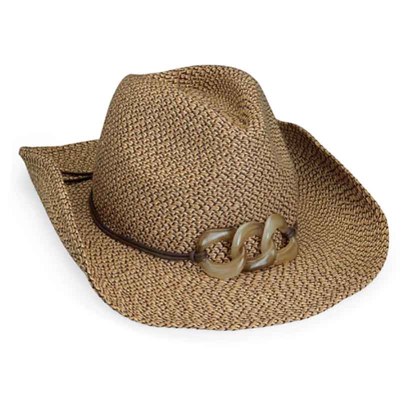 Sierra Women's Cowboy Hat - Wallaroo Hats Cowboy Hat Wallaroo Hats SIEmbn Brown M/L (58 cm) 