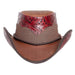 Sierra Two Tone Leather Cowboy Hat with Etched Crown up to 3XL - Double G Hat Cowboy Hat Head'N'Home Hats    