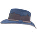 Head'n Home Sirocco Outback Leather Hat up to 3XL - Denim Safari Hat Head'N'Home Hats    