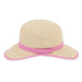 Small Brim Backless Facesaver Hat - Sun 'N' Sand Hats Facesaver Hat Sun N Sand Hats    