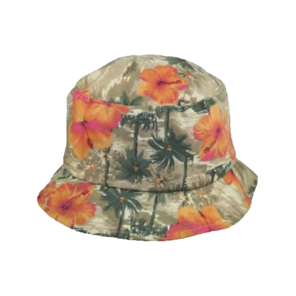 Small Heads Palm Tree Bucket Hat - Jeanne Simmons Hats Bucket Hat Jeanne Simmons js1079 Tan XS 