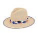 Small Heads Straw Safari Hat with Palm Tree Band - Sunny Dayz™ Safari Hat Sun N Sand Hats HK325 Natural Small (54 cm) 