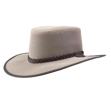 Head 'N Home Soaker SolAir Breathable Mesh Shade Outback Hat, S to XXL - Eggshell Safari Hat Head'N'Home Hats SoakerEGL Eggshell L (60 cm - 7 3/8) 