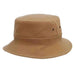 DPC Global Perforated Crown Bucket Hat Style Soaker Hat Bucket Hat Dorfman Hat Co. mc355sm Natural S/M (22-22 1/2") 