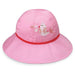Sophia Cotton Bucket Hat for Girls - Wallaroo Hats for Kids Bucket Hat Wallaroo Hats Sopbrd Pink  