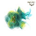 Triple Flower and Feather Brooch Pin, Fascinator - SetarTrading Hats 