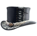 Havisham Leather Steampunk Top Hat, Black - Steampunk Hatter, Top Hat - SetarTrading Hats 