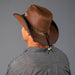 Storm Leather Cowboy Hat with Rattlesnake Skin Band up to 3XL - Double G Hat, USA Cowboy Hat Head'N'Home Hats    