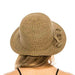 Asymmetrical Brim Cap with Coconut Button - Boardwalk Style Facesaver Hat Boardwalk Style Hats    