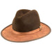 Summit Safari Wool and Leather Hat -Saddle Safari Hat Head'N'Home Hats WWsummitSD Saddle  