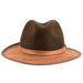 Summit Safari Wool and Leather Hat -Saddle Safari Hat Head'N'Home Hats    