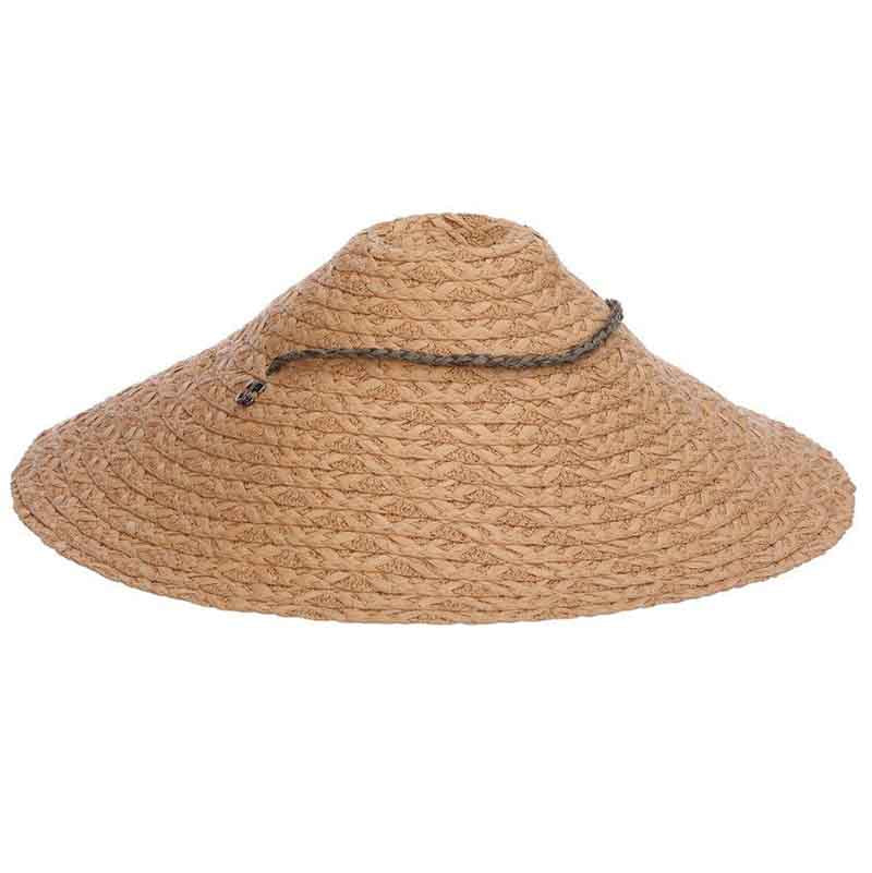 Twisted Toyo Beachbrella Hat with Chin Cord - Callanan, Wide Brim Hat - SetarTrading Hats 