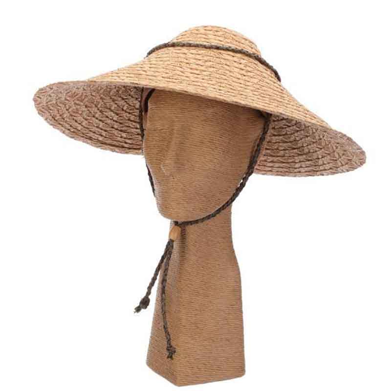 Twisted Toyo Beachbrella Hat with Chin Cord - Callanan, Wide Brim Hat - SetarTrading Hats 