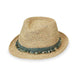 Tahiti Fedora Raffia Hat - Wallaroo Hats, Fedora Hat - SetarTrading Hats 