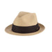Lighthouse Fine Braid Fedora - Tommy Bahama Hats Fedora Hat Tommy Bahama Hats tbw243nts Natural S/M (22 3/8") 