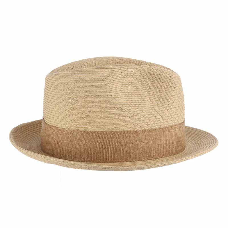 Tommy Bahama Woven Straw Fedora in Light Tan Tommy Bahama Hat - Etsy main image 3