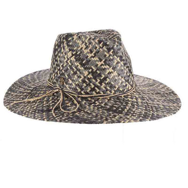 Chiloe Woven Straw Navy Blue Safari Hat - Tommy Bahama Safari Hat Tommy Bahama Hats tbwl103 Blue