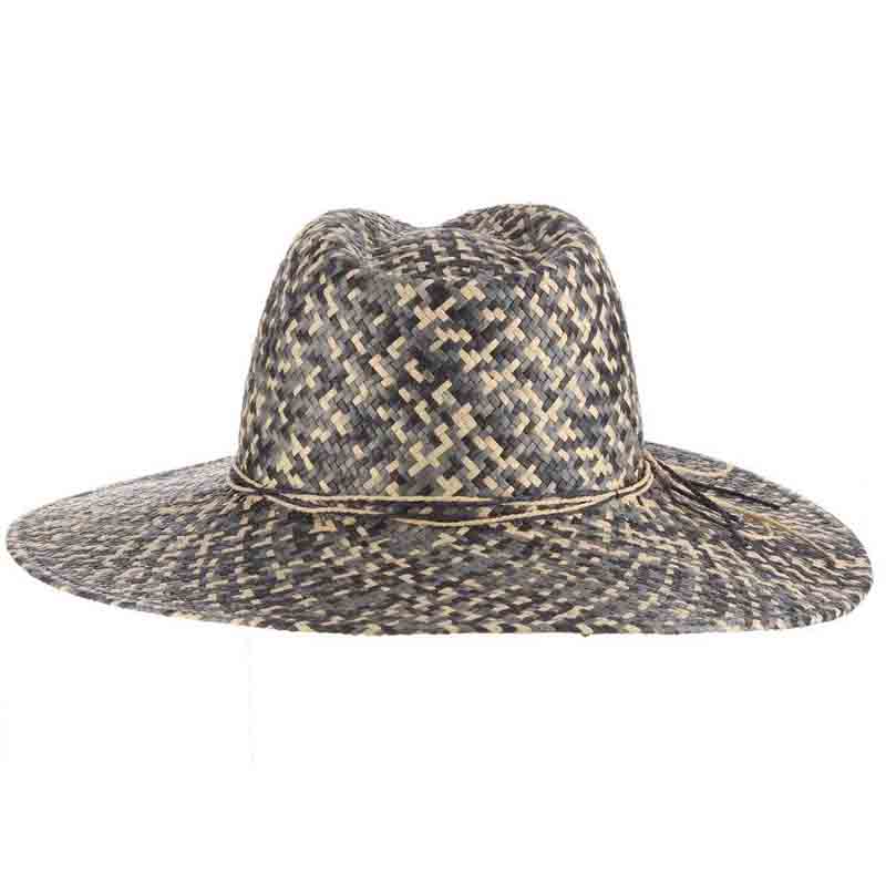 Chiloe Woven Straw Navy Blue Safari Hat - Tommy Bahama Safari Hat Tommy Bahama Hats    