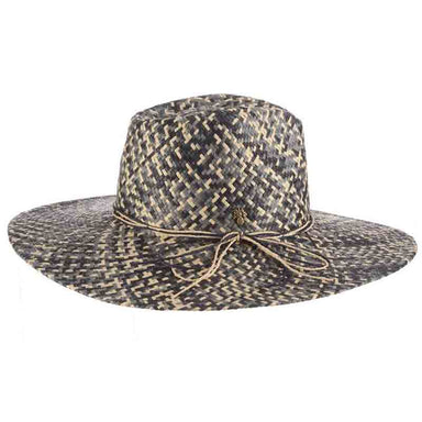 Chiloe Woven Straw Navy Blue Safari Hat - Tommy Bahama Safari Hat Tommy Bahama Hats    