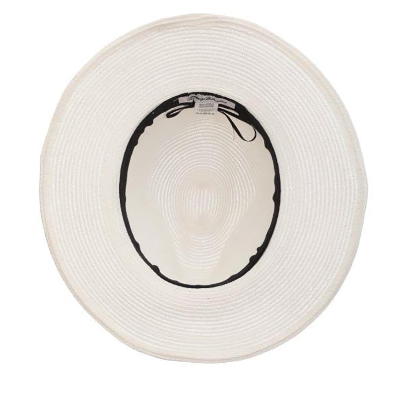White Panama Hat with Striped Band - Tommy Bahama Safari Hat Tommy Bahama Hats    