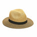 Tweed Braid Fedora Hat - Kallina Safari Hat California Hat Company    
