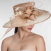 Two Tone Sinamay Salor Hat Toast and Natural - KaKyCO Dress Hat KaKyCO 117113-60.80 Toast and Natural  