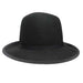Unisex Wool Felt Hat with Grosgrain Ribbon - JSA Hats Bowler Hat Jeanne Simmons    