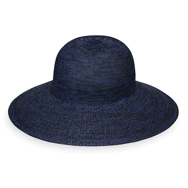 Victoria Diva Wide Brim Hat - Wallaroo Hats Wide Brim Hat Wallaroo Hats VICD-20-MN Mixed Navy M/L (58 cm) 